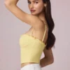 Hania Modal Broderie Anglaise Camisole-top i sitrongul