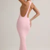 Imelda Modal Racerback Maxikjole i Baby Pink