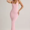 Imelda Modal Racerback Maxikjole i Baby Pink