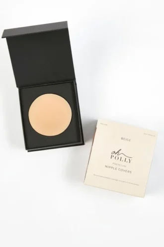 Intimates gjenbrukbare silikonbrystvorteplaster i beige