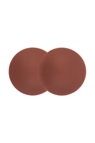 Intimates gjenbrukbare silikonbrystvorteplaster i kastanje