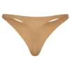 Intimates sømløs strikket tanga i karamell