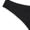 Intimates sømløs strikket tanga i svart