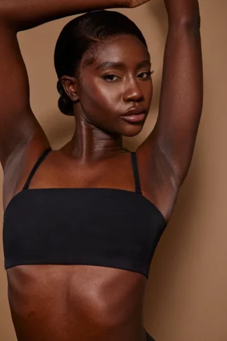 Intimates Soft Mesh Bandeau-BH i svart