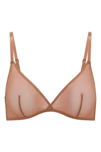 Intimates Soft Mesh enkeltlags trekant-BH i honning