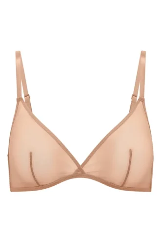 Intimates Soft Mesh enkeltlags trekant-BH i varm fersken