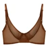 Intimates Soft Mesh enkeltsidig bh med bøyle i kastanje