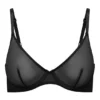 Intimates Soft Mesh enkeltsidig bh med bøyle i svart