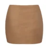 Intimates Soft Mesh lavt sittende mikro-miniskjørt i Almond