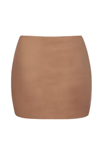 Intimates Soft Mesh lavt sittende mikro-miniskjørt i honning