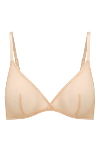 Intimates Soft Mesh Single Layer Triangle Bra i beige