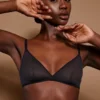 Intimates Soft Mesh Single Layer Triangle Bra i svart