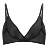 Intimates Soft Mesh Single Layer Triangle Bra i svart