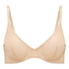 Intimates Soft Mesh Single Layer Underwired Bra i beige