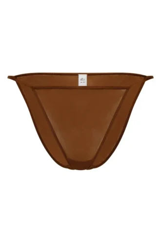 Intimates Soft Mesh String-bikini i kastanje