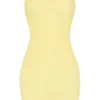 Intimates Soft Sheer-Mesh Bandeau Minikjoler i gult