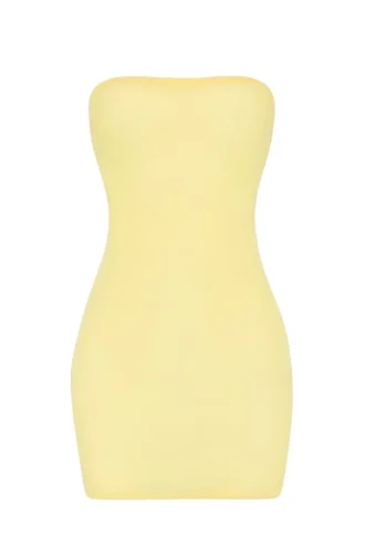 Intimates Soft Sheer-Mesh Bandeau Minikjoler i gult