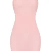 Intimates Soft Sheer-Mesh Bandeau Minikjoler i rosa