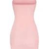 Intimates Soft Sheer-Mesh Bandeau Minikjoler i rosa