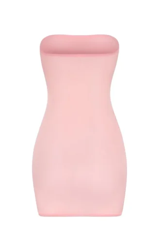 Intimates Soft Sheer-Mesh Bandeau Minikjoler i rosa