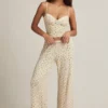 Isalie Modal Camisole Pyjama Top i sitronmønster