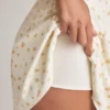 Jaida Modal off-shoulder A-linje minikjole med blomstertrykk