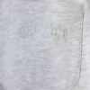 Joggebukse i børstet jersey med vide ben i grå melert
