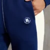 Joggebukse med vide ben i marineblå