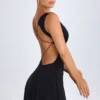 Kalista Plunge Cut-Out minikjole i svart