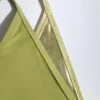 Kisawa Metallic Layered Thong Bikinitruser i grønt