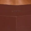 Lang leggings med lommer i brun