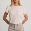 Lanori lavt sittende hotpants i ecru