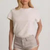 Lanori lavt sittende hotpants i ecru