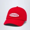 Lazise-baseballcap med logo i flammende rød