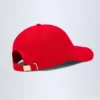 Lazise-baseballcap med logo i flammende rød
