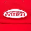 Lazise-baseballcap med logo i flammende rød