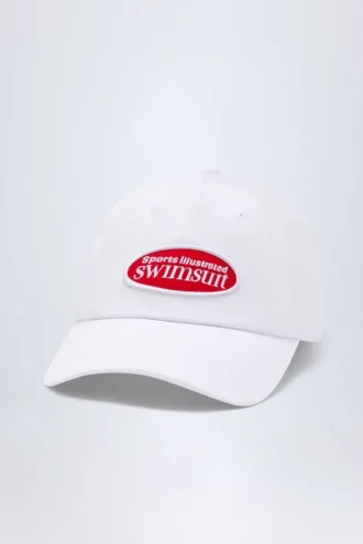 Lazise-baseballcap med logo i hvitt