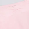 Leggings i børstet jersey med rynker og middels høy midje i blekrosa melert