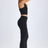 Lena Modal Twist-Front Maxi skjørt i svart