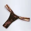 Maravi Ruched Thong Bikinitruser i bronse-gull