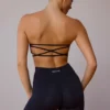 Mini-shorts med høy midje i svart