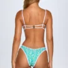 Minori Cheeky bikinitruser i blått mønster