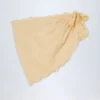 Molinas sarong med sideknute i gul rutete