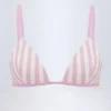 Montauk trekantet bikinitopp i mauve