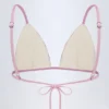 Montauk trekantet bikinitopp i mauve