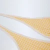 Morella halterneck-bikinitopp i gul gingham
