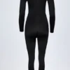 Musa langermet jumpsuit med høy hals i svart