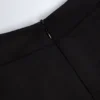 Musa langermet jumpsuit med høy hals i svart