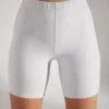 Myke biker-shorts i grått