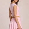 Evelique mid-rise skort i Blossom Pink